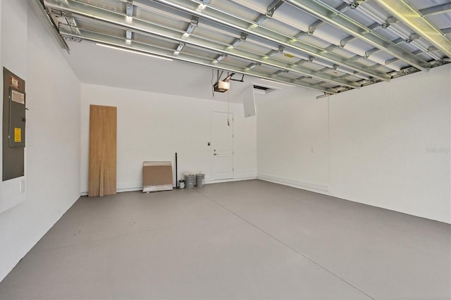 4530 Boston Ter, North Port, FL 34288 - garage with a garage door opener and electric panel