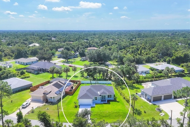 4530 Boston Ter, North Port, FL 34288 - aerial perspective of suburban area featuring a forest