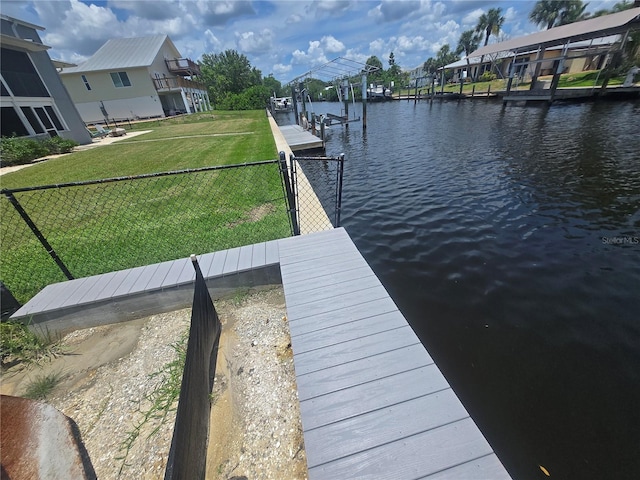24317 Treasure Island Blvd, Punta Gorda, FL 33955 - dock area with a water view