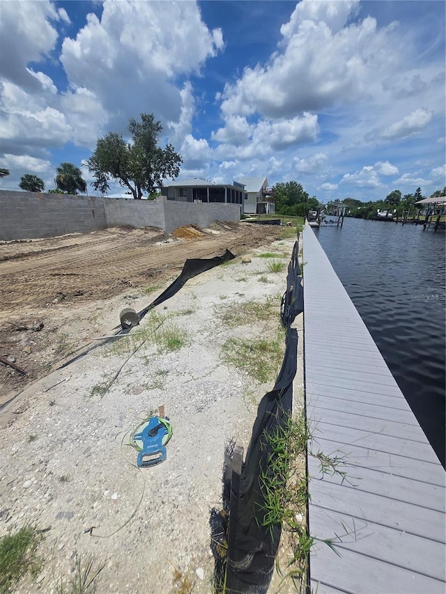 24317 Treasure Island Blvd, Punta Gorda, FL 33955 - dock featuring a water view