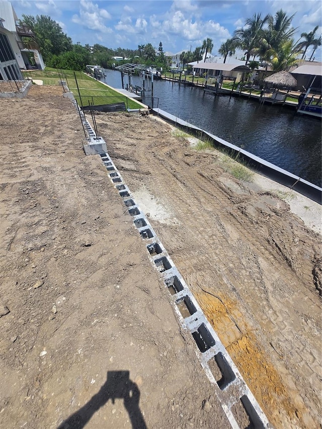 24317 Treasure Island Blvd, Punta Gorda, FL 33955 - dock area featuring a water view