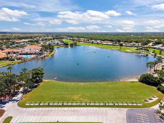 3385 Via Montana Way N, Fort Myers, FL 33917 - aerial view of residential area with a large body of water