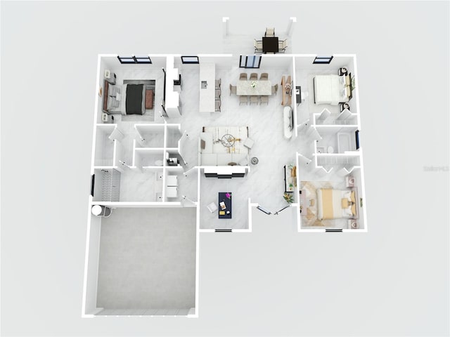 2911 37th St W, Lehigh Acres, FL 33971 - view of floor plan / room layout