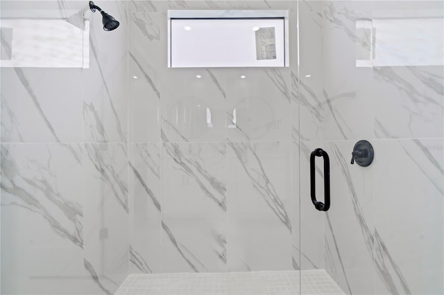 2911 37th St W, Lehigh Acres, FL 33971 - full bathroom featuring a marble finish shower