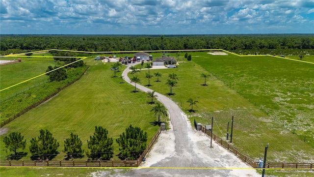 2432 SW Brewer Ave, Arcadia, FL 34266 - view of rural area featuring property parcel outlined