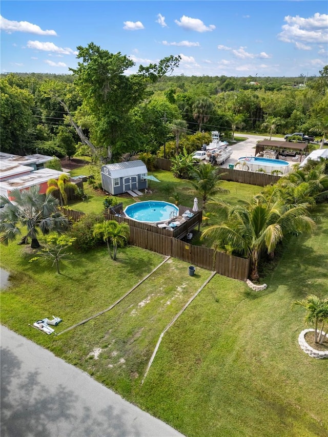 1027 Coral Ridge Dr, Punta Gorda, FL 33950 - drone / aerial view of a pool