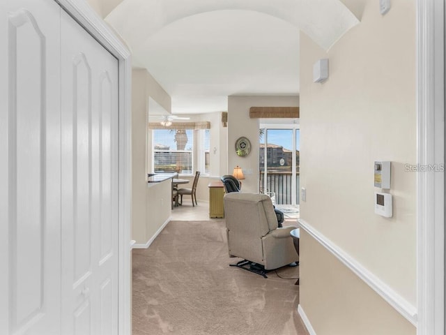 14061 Brant Point Cir Unit 7206, Fort Myers, FL 33919 - corridor with carpet floors and baseboards
