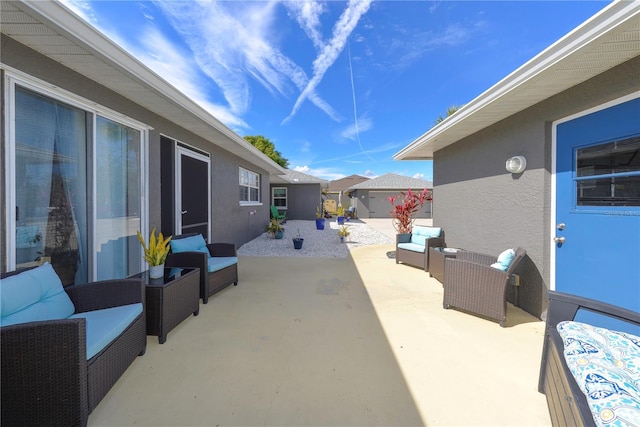 1115 San Cristobal Ave, Punta Gorda, FL 33983 - view of patio featuring outdoor lounge area