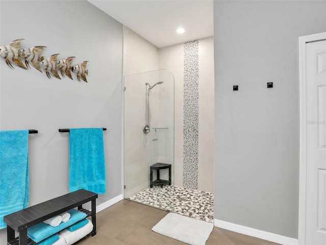 4180 Lenox Blvd, Venice, FL 34293 - full bathroom featuring walk in shower and baseboards