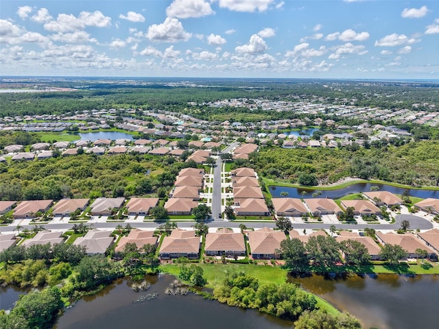 4180 Lenox Blvd, Venice, FL 34293 - aerial perspective of suburban area with a large body of water