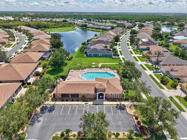 4180 Lenox Blvd, Venice, FL 34293 - aerial overview of property's location with a large body of water and nearby suburban area