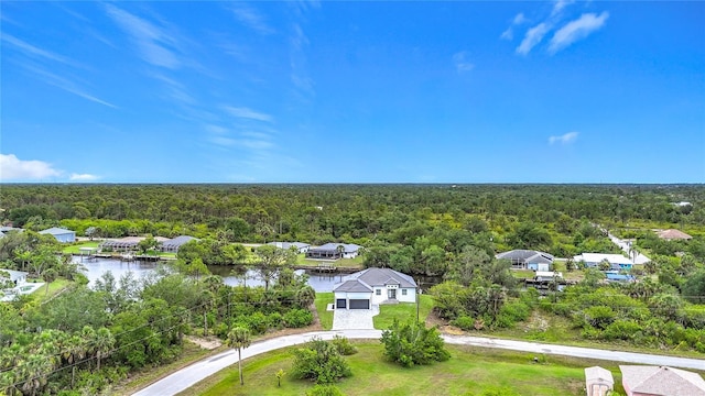 576 Mcdill Dr, Port Charlotte, FL 33953 - aerial view of a forest and a nearby body of water