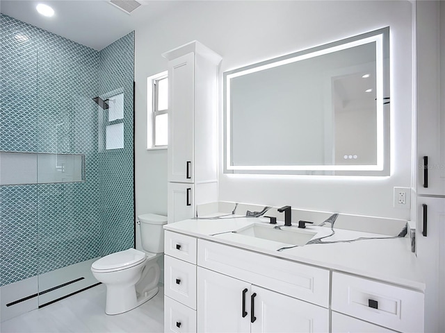 576 Mcdill Dr, Port Charlotte, FL 33953 - full bath with vanity and tiled shower