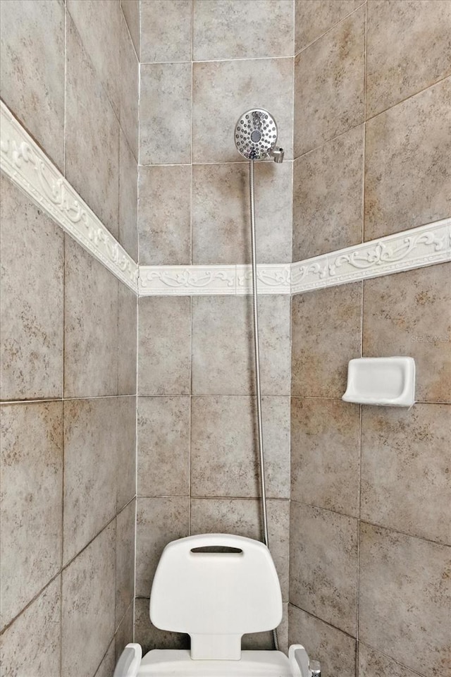 2329 Como St, Port Charlotte, FL 33948 - full bathroom featuring tiled shower and toilet