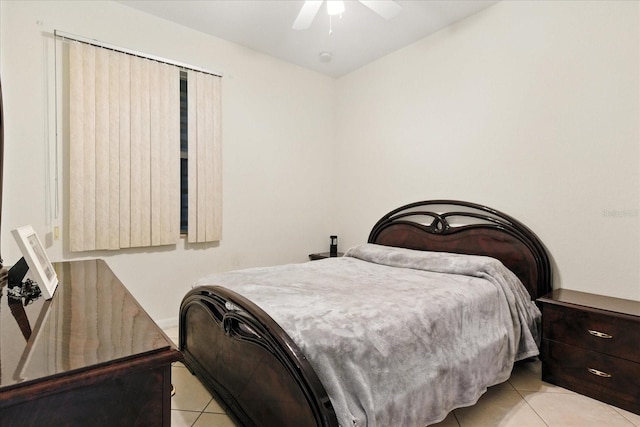 2329 Como St, Port Charlotte, FL 33948 - bedroom featuring light tile patterned floors and a ceiling fan