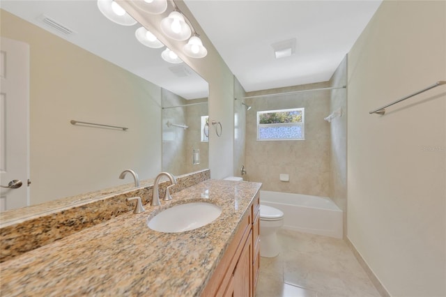 3993 NE Bobay Rd, Arcadia, FL 34266 - full bath with vanity, bathing tub / shower combination, and tile patterned floors