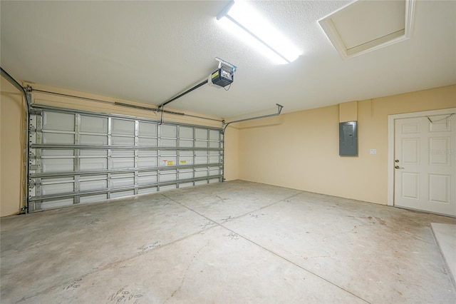 3993 NE Bobay Rd, Arcadia, FL 34266 - garage featuring a garage door opener and electric panel