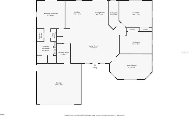 3993 NE Bobay Rd, Arcadia, FL 34266 - view of home floor plan