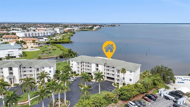 1250 W Marion Ave Unit 333, Punta Gorda, FL 33950 - bird's eye view of a nearby body of water and apartment complex / building