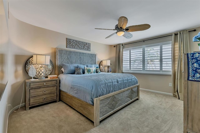 1250 W Marion Ave Unit 333, Punta Gorda, FL 33950 - bedroom featuring carpet and ceiling fan