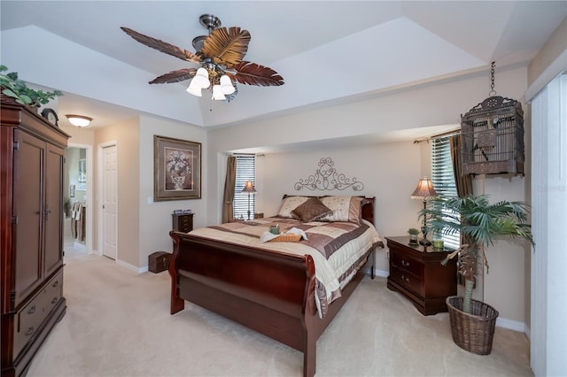 3824 Dominic St, North Port, FL 34288 - bedroom featuring light colored carpet and ceiling fan