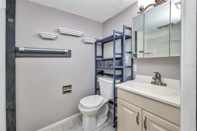2437 Harbor Blvd Unit 114, Port Charlotte, FL 33952 - bathroom featuring vanity, a textured ceiling, and tile patterned flooring
