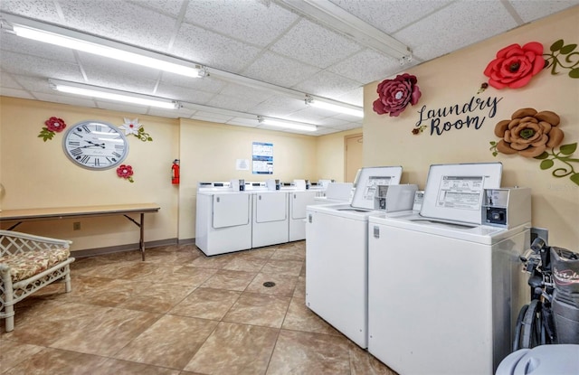 2437 Harbor Blvd Unit 114, Port Charlotte, FL 33952 - shared laundry with separate washer and dryer