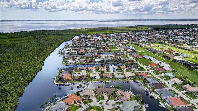 3800 Carupano Ct, Punta Gorda, FL 33950 - aerial perspective of suburban area with a nearby body of water