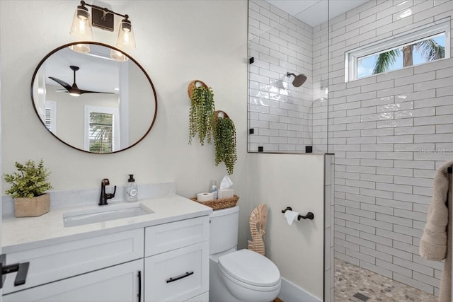 3800 Carupano Ct, Punta Gorda, FL 33950 - bathroom featuring vanity and walk in shower
