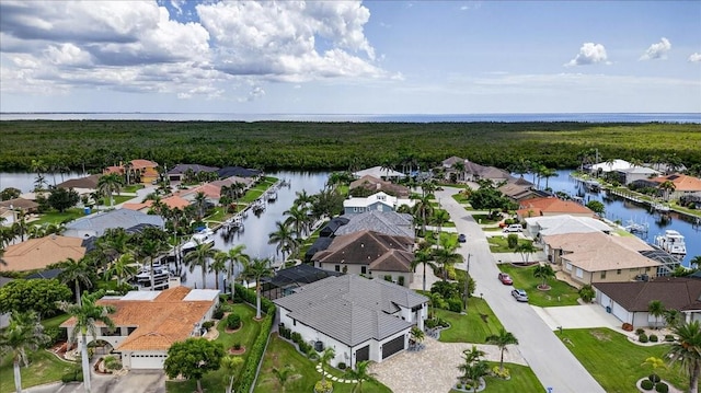 3800 Carupano Ct, Punta Gorda, FL 33950 - aerial perspective of suburban area featuring a nearby body of water