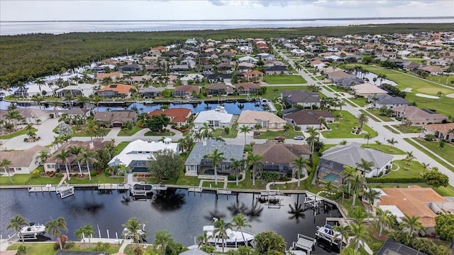 3800 Carupano Ct, Punta Gorda, FL 33950 - aerial perspective of suburban area featuring a nearby body of water