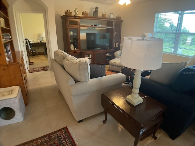 25228 E Lenox Cir, Punta Gorda, FL 33950 - living room with light tile patterned floors