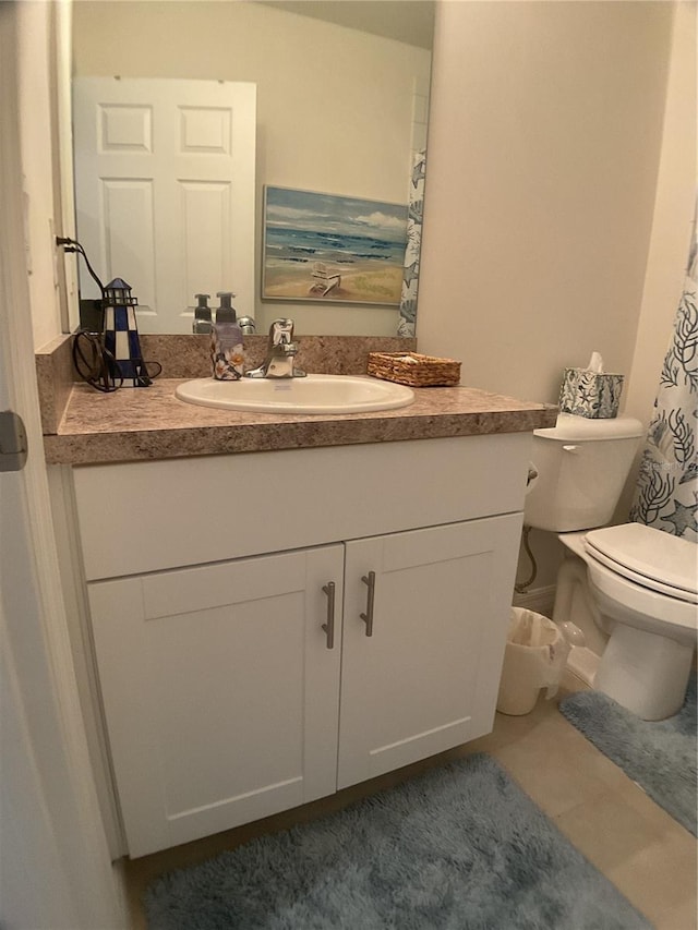 25228 E Lenox Cir, Punta Gorda, FL 33950 - bathroom with vanity and tile patterned flooring