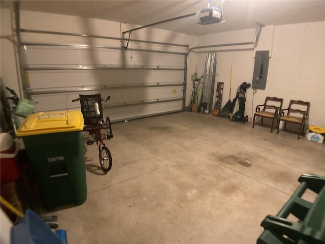 25228 E Lenox Cir, Punta Gorda, FL 33950 - garage featuring electric panel and a garage door opener