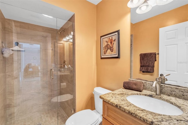 7150 Golden Eagle Ct Unit 213, Fort Myers, FL 33912 - bathroom with vanity and a shower stall