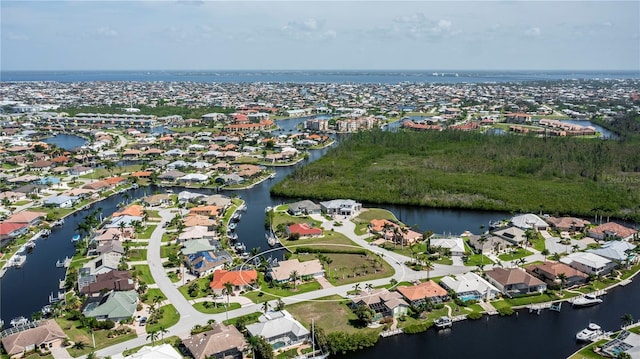 1418 Grebe Dr, Punta Gorda, FL 33950 - aerial view of property's location featuring nearby suburban area and a nearby body of water