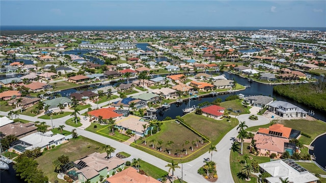 1418 Grebe Dr, Punta Gorda, FL 33950 - aerial overview of property's location featuring a large body of water and nearby suburban area