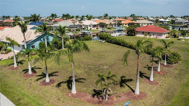 1418 Grebe Dr, Punta Gorda, FL 33950 - aerial view of residential area featuring a nearby body of water