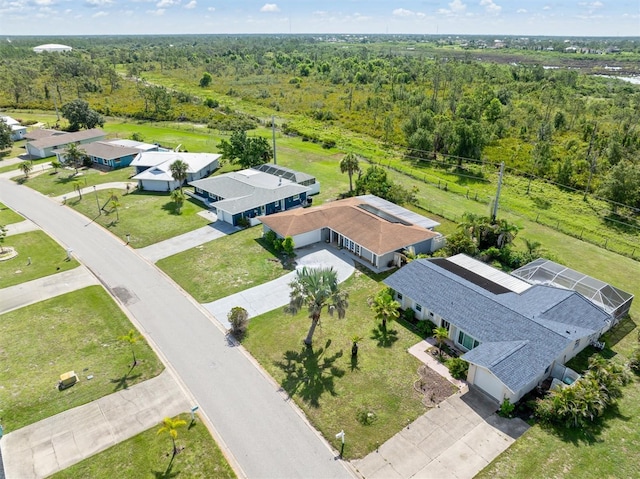 123 Annapolis Ln, Rotonda West, FL 33947 - bird's eye view of a heavily wooded area