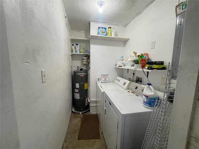 2336 Picnic St, Port Charlotte, FL 33952 - washroom with water heater and washing machine and clothes dryer