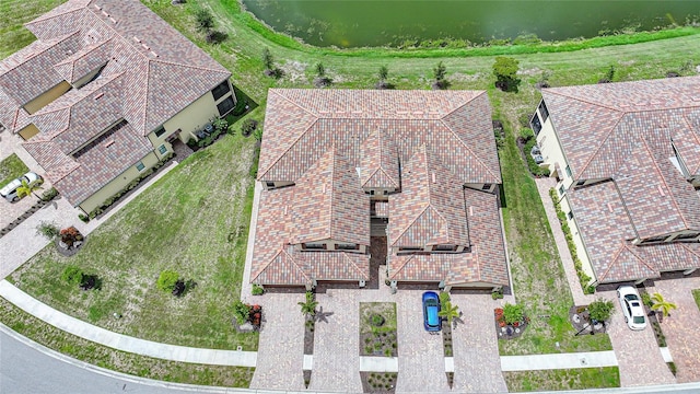 12425 Ghiberti Cir Unit 101, Venice, FL 34293 - aerial view of property and surrounding area with a nearby body of water