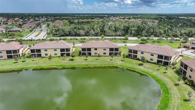 12425 Ghiberti Cir Unit 101, Venice, FL 34293 - aerial perspective of suburban area featuring a large body of water