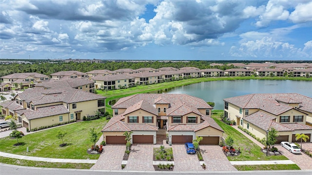 12425 Ghiberti Cir Unit 101, Venice, FL 34293 - aerial view of residential area with a nearby body of water