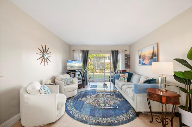 311 Garvin St Unit 301B, Punta Gorda, FL 33950 - living room with tile patterned floors