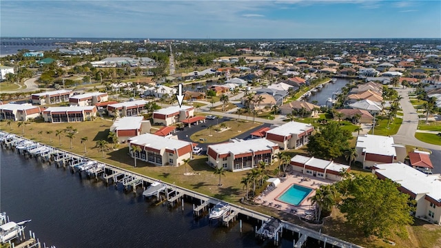 311 Garvin St Unit 301B, Punta Gorda, FL 33950 - drone / aerial view of a nearby body of water