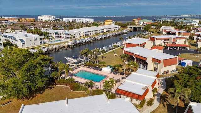 311 Garvin St Unit 301B, Punta Gorda, FL 33950 - aerial view of a large body of water and a pool