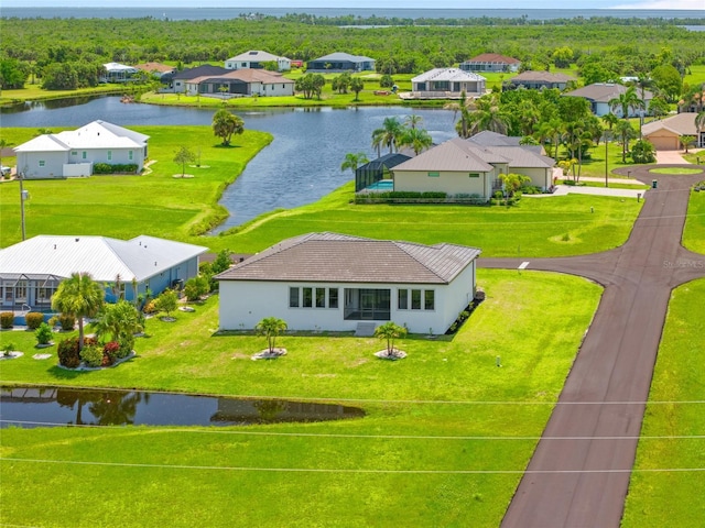 16322 Nogales Ct, Punta Gorda, FL 33955 - aerial view of residential area with a nearby body of water