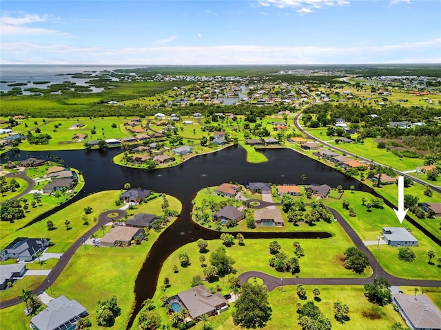 17200 Mint Ln, Punta Gorda, FL 33955 - aerial view of residential area with a nearby body of water