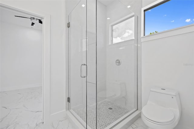 16506 Cape Horn Blvd, Punta Gorda, FL 33955 - full bath featuring marble finish flooring and a stall shower