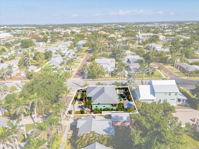 233 Durrance St, Punta Gorda, FL 33950 - aerial view of residential area featuring property parcel outlined